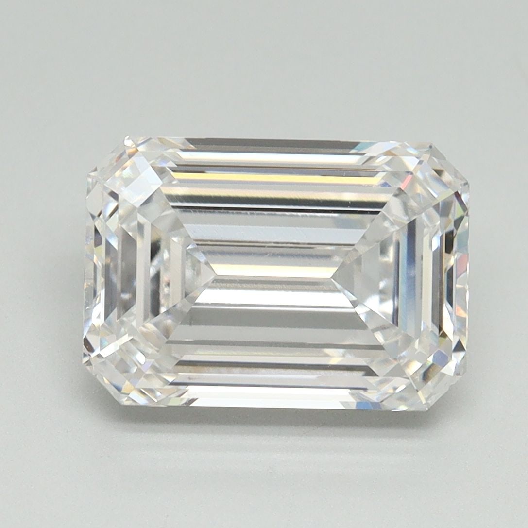 Loose Diamond - EMERALD 3.72ct D VS1: Loose Diamond - EMERALD 3.72ct D VS1 Source: This is a real non-mined Diamond that has been grown in a lab Shape: EMERALD Carats: 3.72 Color: D Clarity: VS1 Certification: IGI Video: