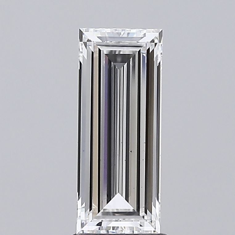Loose Diamond - BAGUETTE 1.76ct E VS1: Loose Diamond - BAGUETTE 1.76ct E VS1 Source: This is a real non-mined Diamond that has been grown in a lab Shape: BAGUETTE Carats: 1.76 Color: E Clarity: VS1 Certification: IGI Video: