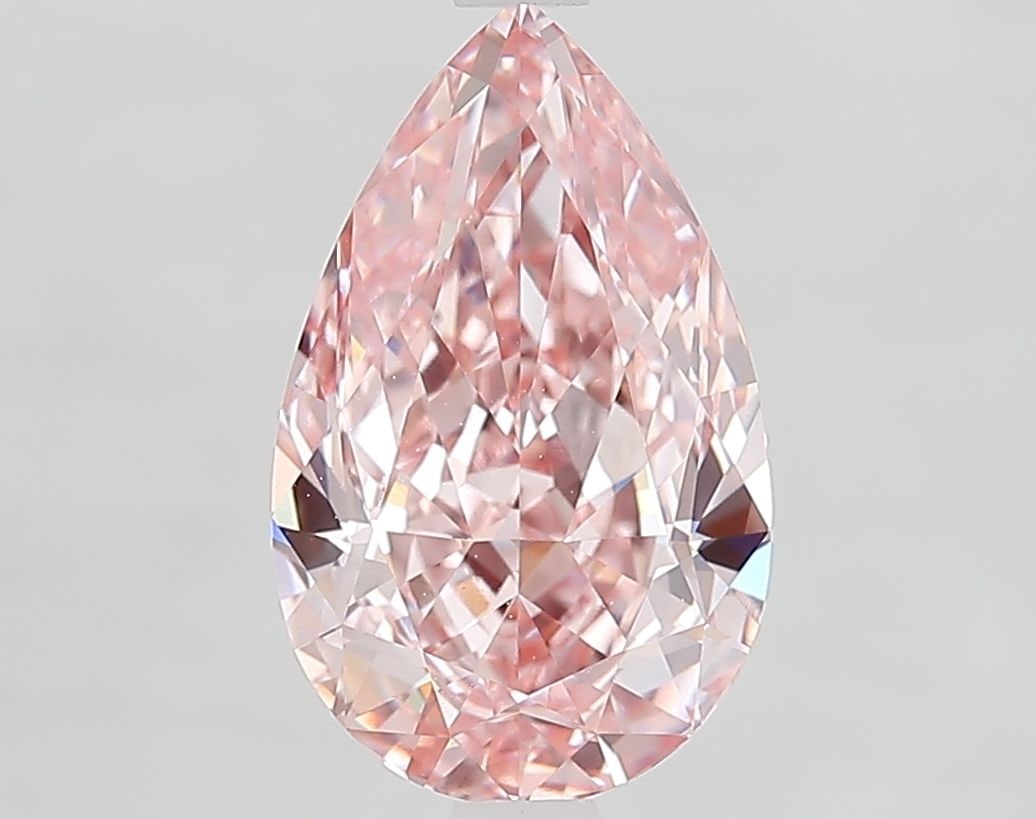 Loose Diamond - PEAR 3.01ct Fancy Vivid Pink VVS2: Loose Diamond - PEAR 3.01ct Fancy Vivid Pink VVS2 Source: This is a real non-mined Diamond that has been grown in a lab Shape: PEAR Carats: 3.01 Color: Fancy Vivid Pink Certification: IGI Video: