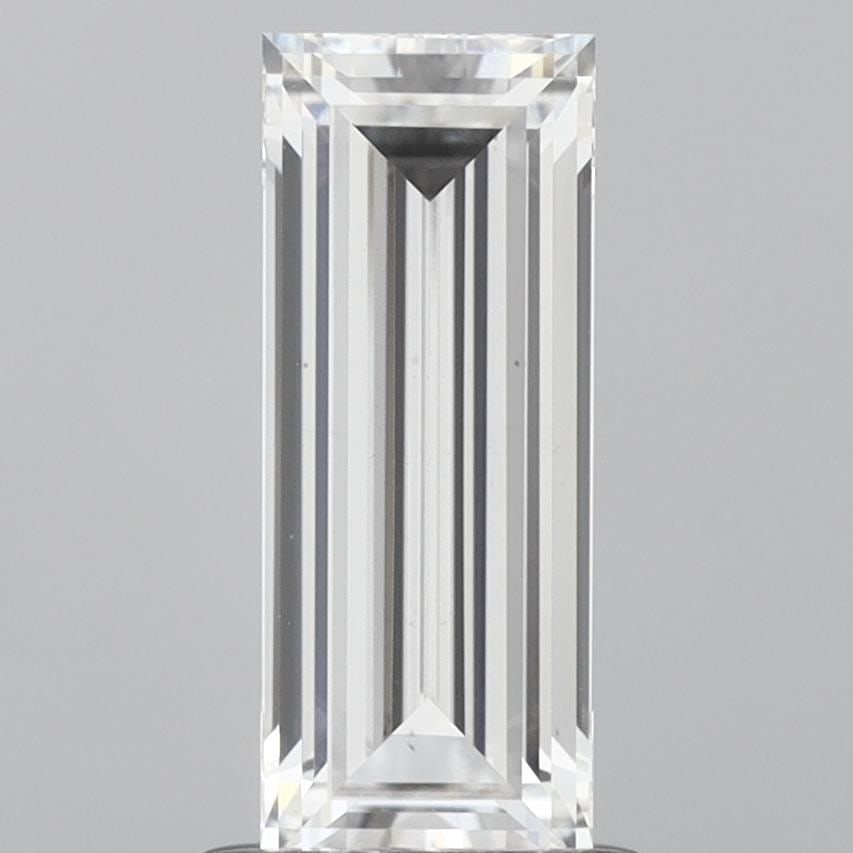 Loose Diamond - BAGUETTE 1.07ct E VS1: Loose Diamond - BAGUETTE 1.07ct E VS1 Source: This is a real non-mined Diamond that has been grown in a lab Shape: BAGUETTE Carats: 1.07 Color: E Clarity: VS1 Certification: IGI PLEASE NOTE: Framed, L