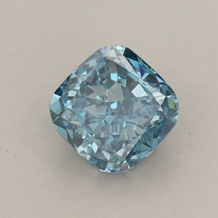 Loose Diamond - CUSHION MODIFIED 0.71ct Fancy Vivid Blue VVS2: Loose Diamond - CUSHION MODIFIED 0.71ct Fancy Vivid Blue VVS2 Source: This is a real non-mined Diamond that has been grown in a lab Shape: CUSHION MODIFIED Carats: 0.71 Color: Fancy Vivid Blue Certifi