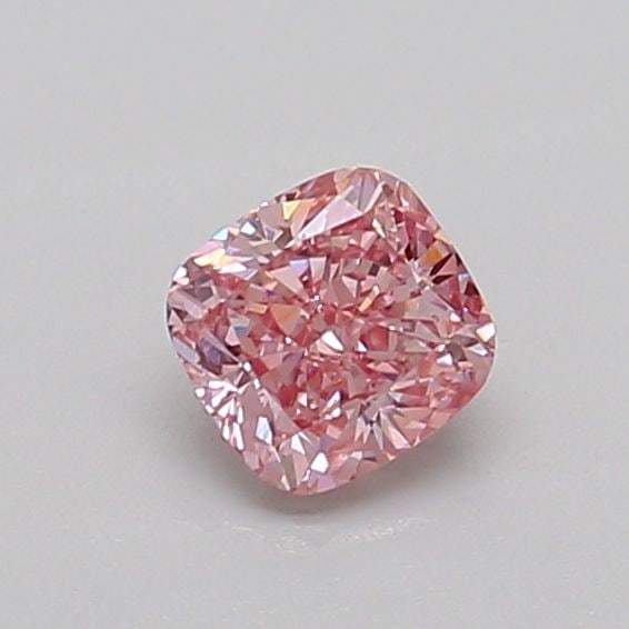Loose Diamond - CUSHION MODIFIED 0.46ct Fancy Vivid Pink VS2: Loose Diamond - CUSHION MODIFIED 0.46ct Fancy Vivid Pink VS2 Source: This is a real non-mined Diamond that has been grown in a lab Shape: CUSHION MODIFIED Carats: 0.46 Color: Fancy Vivid Pink Certific