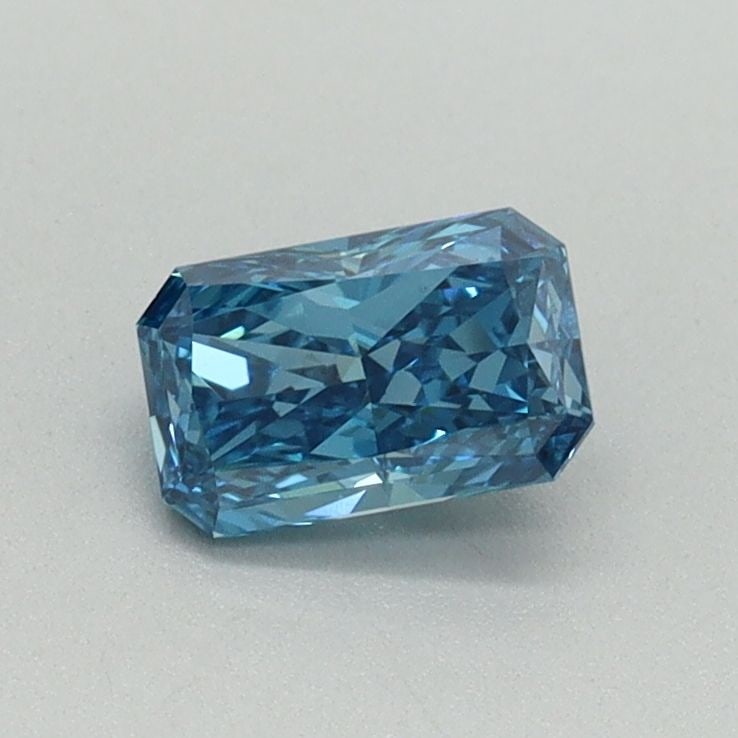 Loose Diamond - RADIANT 0.52ct Fancy Vivid Blue VS1: Loose Diamond - RADIANT 0.52ct Fancy Vivid Blue VS1 Source: This is a real non-mined Diamond that has been grown in a lab Shape: RADIANT Carats: 0.52 Color: Fancy Vivid Blue Certification: IGI Video: