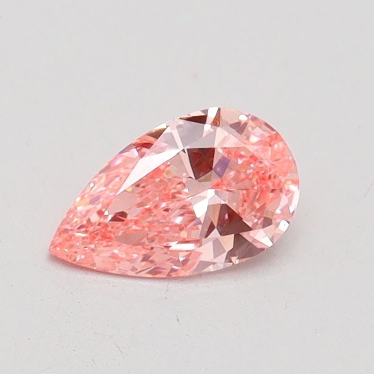 Loose Diamond - PEAR 0.45ct Fancy Vivid Pink VS2: Loose Diamond - PEAR 0.45ct Fancy Vivid Pink VS2 Source: This is a real non-mined Diamond that has been grown in a lab Shape: PEAR Carats: 0.45 Color: Fancy Vivid Pink Certification: IGI Video: