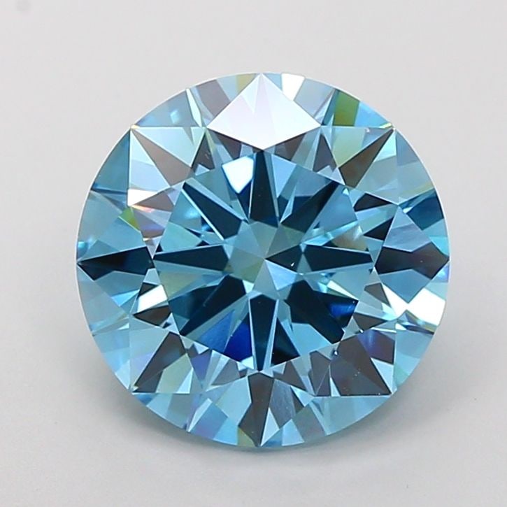 Loose Diamond - ROUND 5.04ct Fancy Vivid Blue VS1: Loose Diamond - ROUND 5.04ct Fancy Vivid Blue VS1 Source: This is a real non-mined Diamond that has been grown in a lab Shape: ROUND Carats: 5.04 Color: Fancy Vivid Blue Certification: IGI Video: