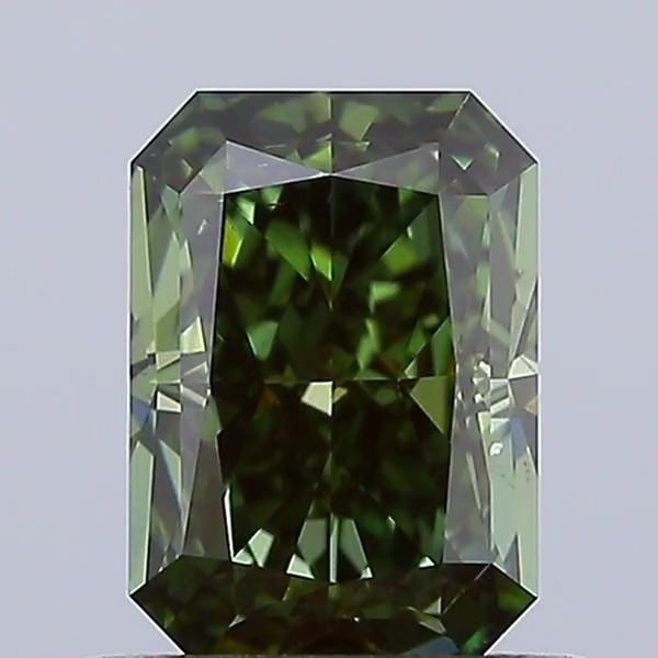 Loose Diamond - RADIANT 1.01ct Fancy Vivid Green VS2: Loose Diamond - RADIANT 1.01ct Fancy Vivid Green VS2 Source: This is a real non-mined Diamond that has been grown in a lab Shape: RADIANT Carats: 1.01 Color: Fancy Vivid Green Certification: IGI Video