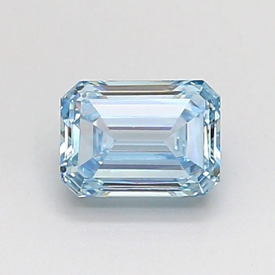Loose Diamond - EMERALD 0.6ct Blue VVS1: Loose Diamond - EMERALD 0.6ct Blue VVS1 Source: This is a real non-mined Diamond that has been grown in a lab Shape: EMERALD Carats: 0.6 Color: Blue Certification: NONE Video: