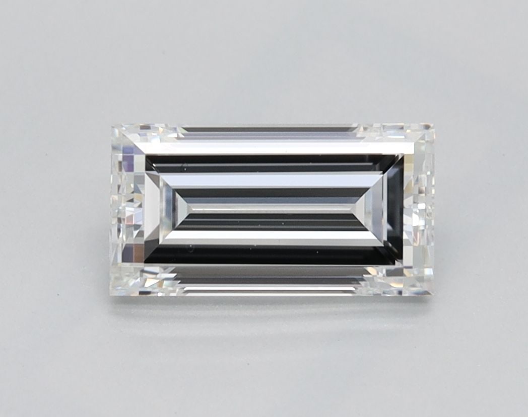 Loose Diamond - BAGUETTE 0.95ct G IF: Loose Diamond - BAGUETTE 0.95ct G IF Source: This is a real non-mined Diamond that has been grown in a lab Shape: BAGUETTE Carats: 0.95 Color: G Clarity: IF Certification: IGI Video: