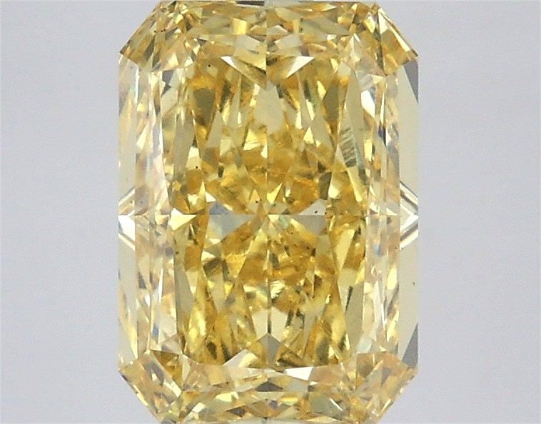 Loose Diamond - RADIANT 3.55ct Fancy Vivid Yellow VS2: Loose Diamond - RADIANT 3.55ct Fancy Vivid Yellow VS2 Source: This is a real non-mined Diamond that has been grown in a lab Shape: RADIANT Carats: 3.55 Color: Fancy Vivid Yellow Certification: IGI