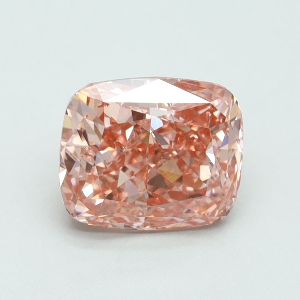 Loose Diamond - CUSHION BRILLIANT 2.39ct Fancy Vivid Pink VS2: Loose Diamond - CUSHION BRILLIANT 2.39ct Fancy Vivid Pink VS2 Source: This is a real non-mined Diamond that has been grown in a lab Shape: CUSHION BRILLIANT Carats: 2.39 Color: Fancy Vivid Pink Certif