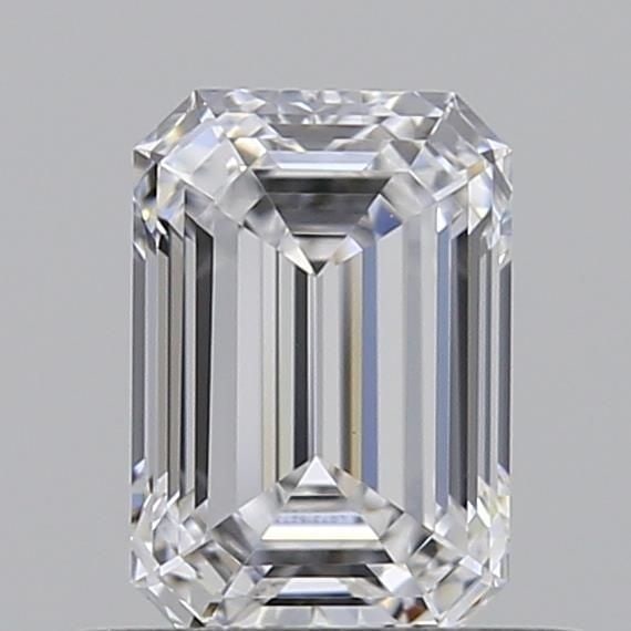 Loose Diamond - EMERALD 0.54ct D VVS1: Loose Diamond - EMERALD 0.54ct D VVS1 Source: This is a real non-mined Diamond that has been grown in a lab Shape: EMERALD Carats: 0.54 Color: D Clarity: VVS1 Certification: IGI Video:
