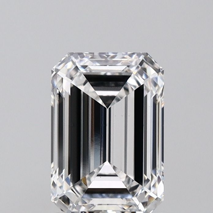 Loose Diamond - EMERALD 1.57ct E VS1: Loose Diamond - EMERALD 1.57ct E VS1 Source: This is a real non-mined Diamond that has been grown in a lab Shape: EMERALD Carats: 1.57 Color: E Clarity: VS1 Certification: IGI Video:
