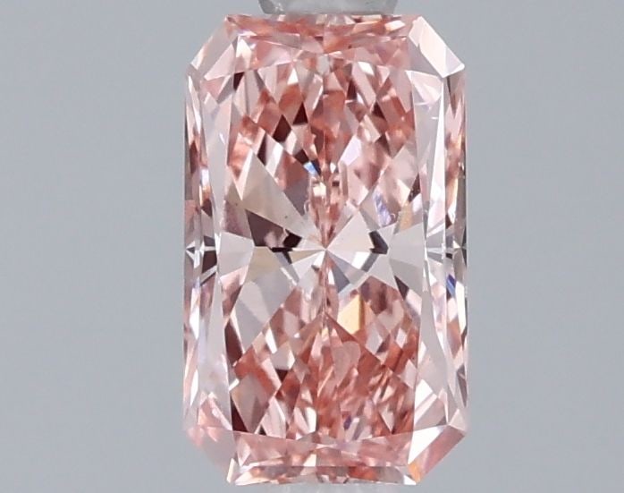 Loose Diamond - RADIANT 1.0ct Fancy Vivid Pink SI1: Loose Diamond - RADIANT 1.0ct Fancy Vivid Pink SI1 Source: This is a real non-mined Diamond that has been grown in a lab Shape: RADIANT Carats: 1.0 Color: Fancy Vivid Pink Certification: IGI Video: