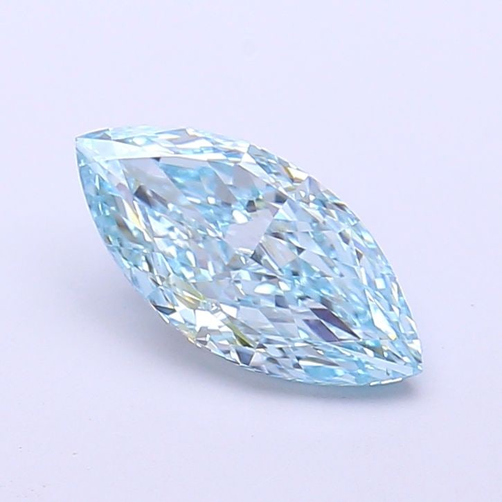Loose Diamond - MARQUISE 1.18ct Fancy Intense Blue VVS2: Loose Diamond - MARQUISE 1.18ct Fancy Intense Blue VVS2 Source: This is a real non-mined Diamond that has been grown in a lab Shape: MARQUISE Carats: 1.18 Color: Fancy Intense Blue Certification: IGI 