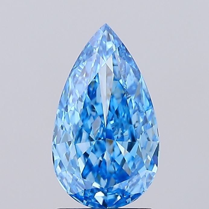 Loose Diamond - PEAR 1.7ct Fancy Vivid Blue VS1 (1 of 1)