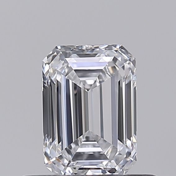 Loose Diamond - EMERALD 0.52ct D VVS2: Loose Diamond - EMERALD 0.52ct D VVS2 Source: This is a real non-mined Diamond that has been grown in a lab Shape: EMERALD Carats: 0.52 Color: D Clarity: VVS2 Certification: NONE Video: