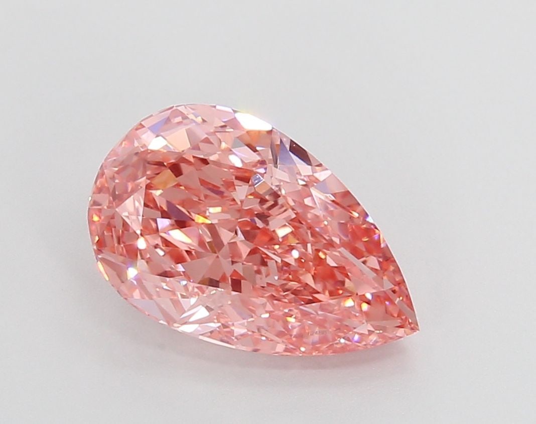 Loose Diamond - PEAR 2.71ct Fancy Vivid Pink VS1: Loose Diamond - PEAR 2.71ct Fancy Vivid Pink VS1 Source: This is a real non-mined Diamond that has been grown in a lab Shape: PEAR Carats: 2.71 Color: Fancy Vivid Pink Certification: IGI Video: