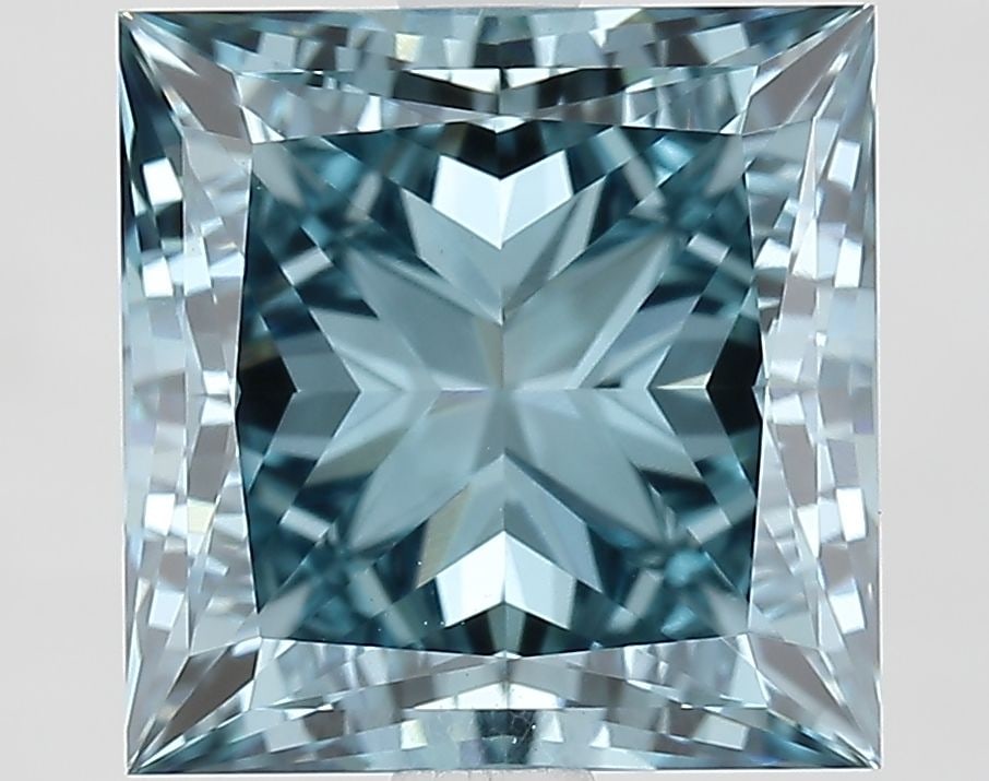 Loose Diamond - PRINCESS 3.54ct Fancy Vivid Blue VS1: Loose Diamond - PRINCESS 3.54ct Fancy Vivid Blue VS1 Source: This is a real non-mined Diamond that has been grown in a lab Shape: PRINCESS Carats: 3.54 Color: Fancy Vivid Blue Certification: IGI Video