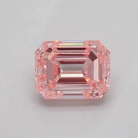 Loose Diamond - EMERALD 0.27ct Fancy Pink VVS2: Loose Diamond - EMERALD 0.27ct Fancy Pink VVS2 Source: This is a real non-mined Diamond that has been grown in a lab Shape: EMERALD Carats: 0.27 Color: Fancy Pink Certification: IGI PLEASE NOTE: Frame