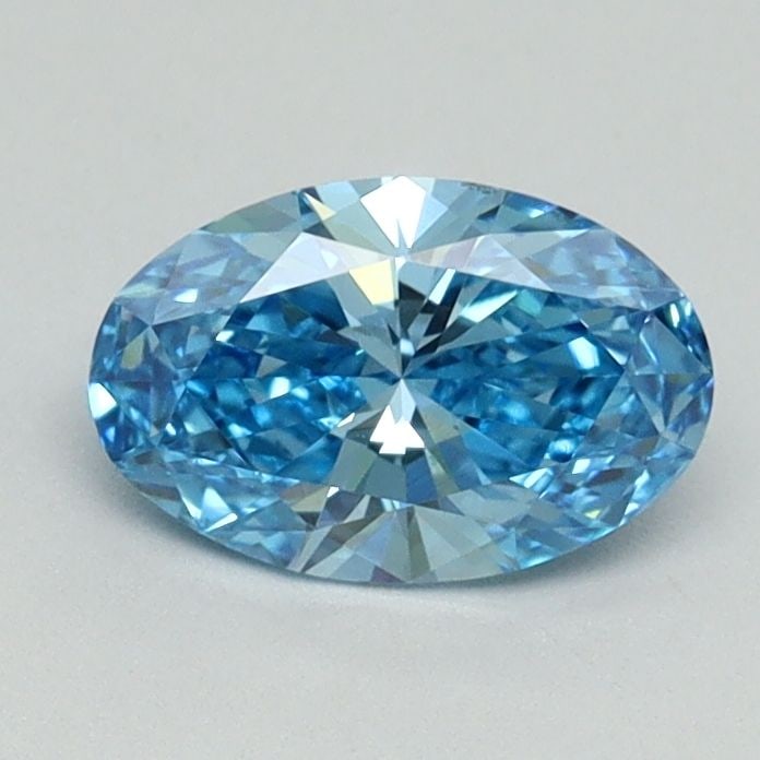 Loose Diamond - OVAL 0.74ct Fancy Vivid Blue VS2: Loose Diamond - OVAL 0.74ct Fancy Vivid Blue VS2 Source: This is a real non-mined Diamond that has been grown in a lab Shape: OVAL Carats: 0.74 Color: Fancy Vivid Blue Certification: IGI Video: