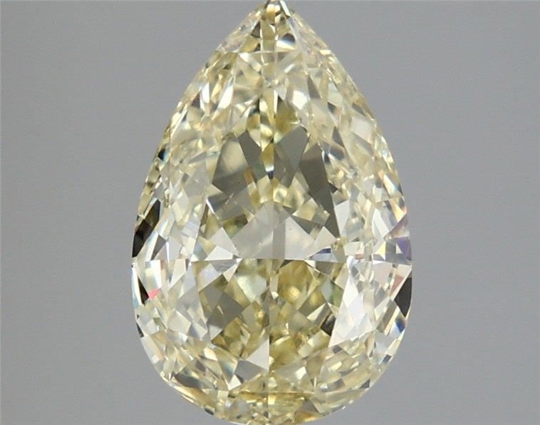 Loose Diamond - PEAR 3.11ct Fancy Yellow VS1: Loose Diamond - PEAR 3.11ct Fancy Yellow VS1 Source: This is a real non-mined Diamond that has been grown in a lab Shape: PEAR Carats: 3.11 Color: Fancy Yellow Certification: IGI Video: