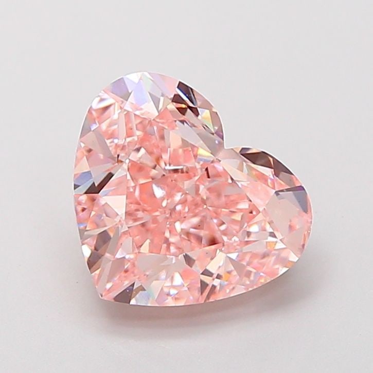 Loose Diamond - HEART 3.02ct Fancy Intense Pink VS1: Loose Diamond - HEART 3.02ct Fancy Intense Pink VS1 Source: This is a real non-mined Diamond that has been grown in a lab Shape: HEART Carats: 3.02 Color: Fancy Intense Pink Certification: IGI Video:
