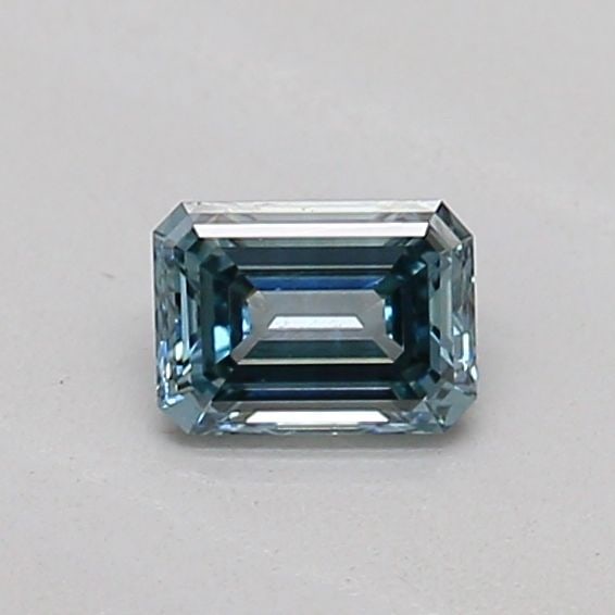Loose Diamond - EMERALD 0.18ct Fancy Vivid Blue Green VS1: Loose Diamond - EMERALD 0.18ct Fancy Vivid Blue Green VS1 Source: This is a real non-mined Diamond that has been grown in a lab Shape: EMERALD Carats: 0.18 Color: Fancy Vivid Blue Green