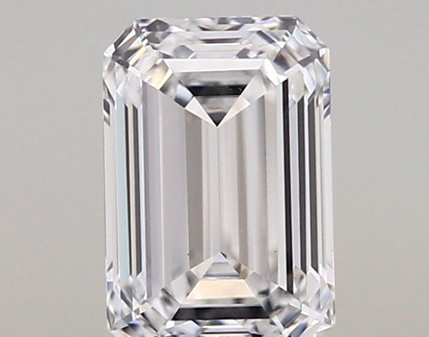 Loose Diamond - EMERALD 1.17ct D VVS2: Loose Diamond - EMERALD 1.17ct D VVS2 Source: This is a real non-mined Diamond that has been grown in a lab Shape: EMERALD Carats: 1.17 Color: D Clarity: VVS2 Certification: IGI Video: