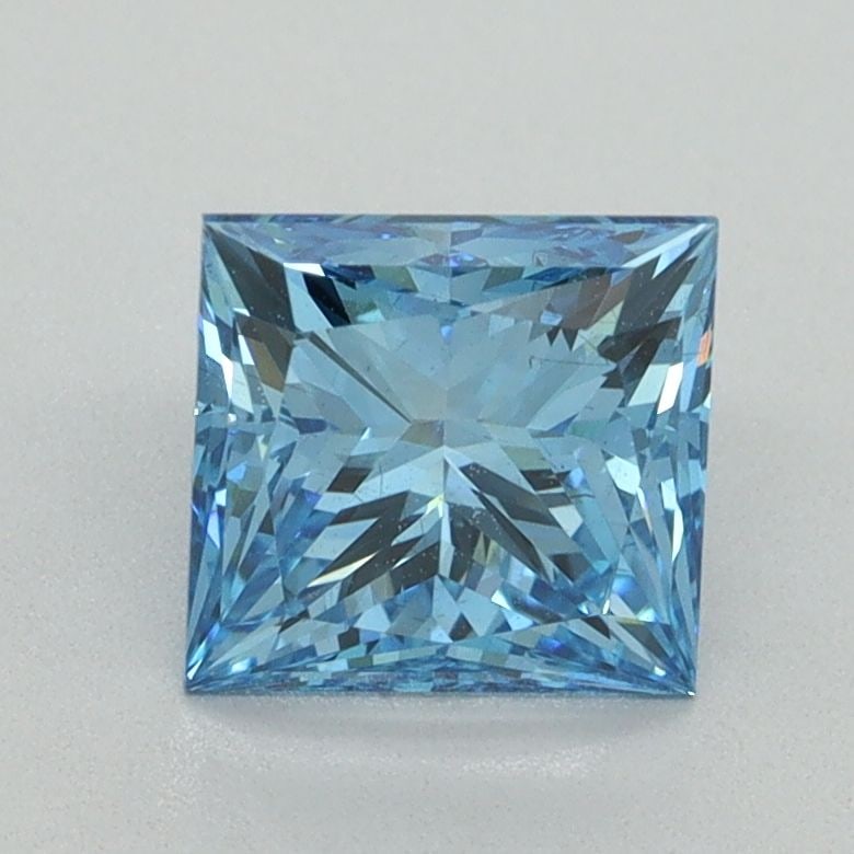 Loose Diamond - PRINCESS 1.55ct Fancy Vivid Blue VS2: Loose Diamond - PRINCESS 1.55ct Fancy Vivid Blue VS2 Source: This is a real non-mined Diamond that has been grown in a lab Shape: PRINCESS Carats: 1.55 Color: Fancy Vivid Blue Certification: IGI Video