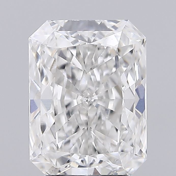 Loose Diamond - RADIANT 2.36ct E VS1: Loose Diamond - RADIANT 2.36ct E VS1 Source: This is a real non-mined Diamond that has been grown in a lab Shape: RADIANT Carats: 2.36 Color: E Clarity: VS1 Certification: IGI Video: