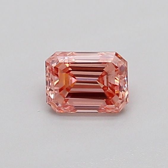Loose Diamond - EMERALD 0.33ct Fancy Intense Brownish Pink VS1: Loose Diamond - EMERALD 0.33ct Fancy Intense Brownish Pink VS1 Source: This is a real non-mined Diamond that has been grown in a lab Shape: EMERALD Carats: 0.33 Color: Fancy Intense Brownish Pink Cert