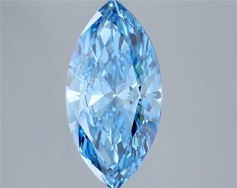 Loose Diamond - MARQUISE 4.06ct Fancy Vivid Blue VS2: Loose Diamond - MARQUISE 4.06ct Fancy Vivid Blue VS2 Source: This is a real non-mined Diamond that has been grown in a lab Shape: MARQUISE Carats: 4.06 Color: Fancy Vivid Blue Certification: IGI Video