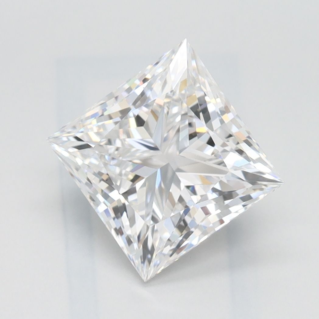 Loose Diamond - PRINCESS 2.08ct D VVS2: Loose Diamond - PRINCESS 2.08ct D VVS2 Source: This is a real non-mined Diamond that has been grown in a lab Shape: PRINCESS Carats: 2.08 Color: D Clarity: VVS2 Certification: GIA Video:
