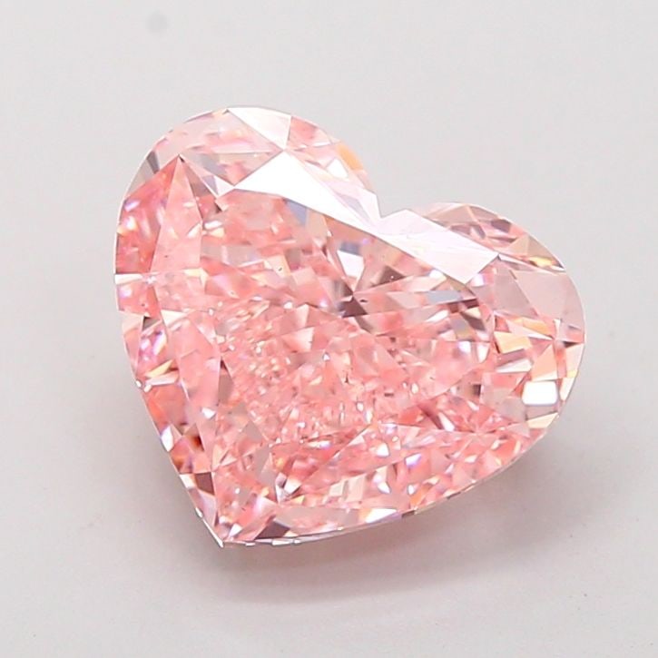 Loose Diamond - HEART 5.0ct Fancy Vivid Pink VS2: Loose Diamond - HEART 5.0ct Fancy Vivid Pink VS2 Source: This is a real non-mined Diamond that has been grown in a lab Shape: HEART Carats: 5.0 Color: Fancy Vivid Pink Certification: IGI Video: