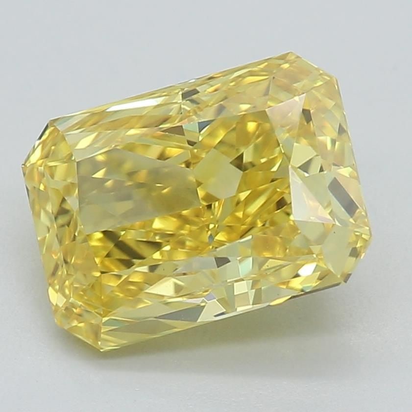 Loose Diamond - RADIANT 1.7ct Fancy Vivid Yellow VVS2: Loose Diamond - RADIANT 1.7ct Fancy Vivid Yellow VVS2 Source: This is a real non-mined Diamond that has been grown in a lab Shape: RADIANT Carats: 1.7 Color: Fancy Vivid Yellow Certification: IGI Vide