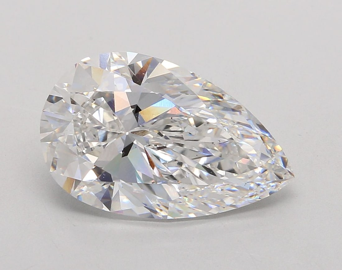 Loose Diamond - PEAR 6.0ct E VS2: Loose Diamond - PEAR 6.0ct E VS2 Source: This is a real non-mined Diamond that has been grown in a lab Shape: PEAR Carats: 6.0 Color: E Clarity: VS2 Certification: IGI Video: