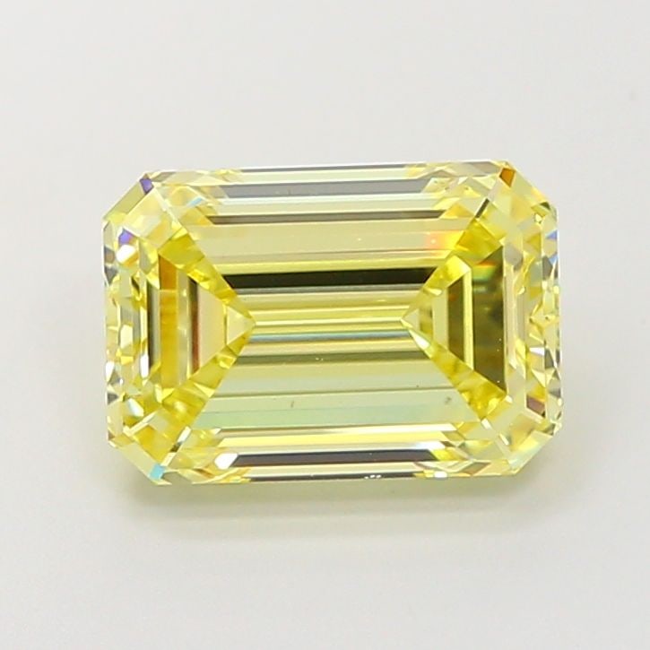 Loose Diamond - EMERALD 4.09ct Fancy Yellow VS1: Loose Diamond - EMERALD 4.09ct Fancy Yellow VS1 Source: This is a real non-mined Diamond that has been grown in a lab Shape: EMERALD Carats: 4.09 Color: Fancy Yellow Certification: IGI Video: