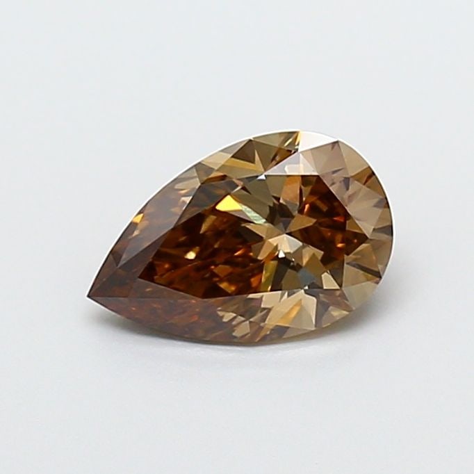 Loose Diamond - PEAR 1.02ct Fancy Brown VVS2: Loose Diamond - PEAR 1.02ct Fancy Brown VVS2 Source: This is a real non-mined Diamond that has been grown in a lab Shape: PEAR Carats: 1.02 Color: Fancy Brown Certification: IGI Video: