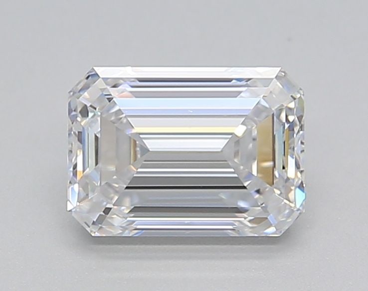 Loose Diamond - EMERALD 1.31ct D VS2: Loose Diamond - EMERALD 1.31ct D VS2 Source: This is a real non-mined Diamond that has been grown in a lab Shape: EMERALD Carats: 1.31 Color: D Clarity: VS2 Certification: IGI Video: