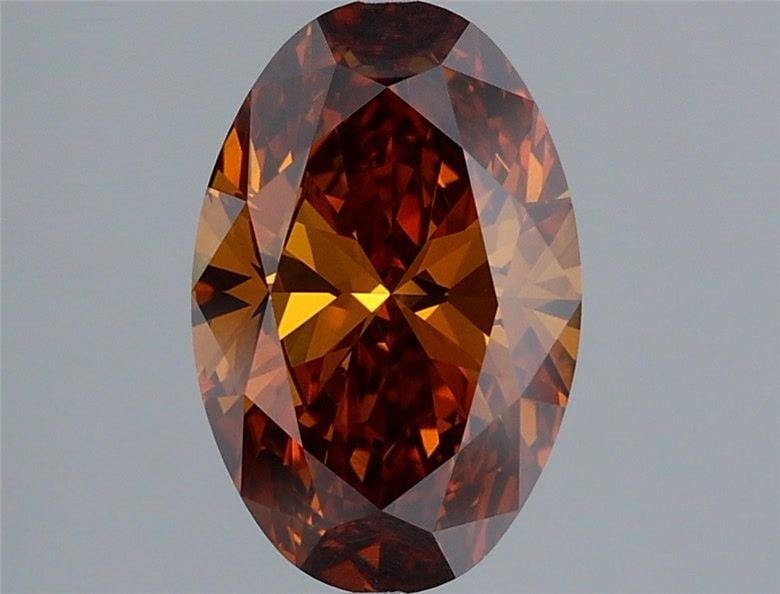 Loose Diamond - OVAL 2.08ct Fancy Vivid Orange VS1: Loose Diamond - OVAL 2.08ct Fancy Vivid Orange VS1 Source: This is a real non-mined Diamond that has been grown in a lab Shape: OVAL Carats: 2.08 Color: Fancy Vivid Orange Certification: IGI Video:
