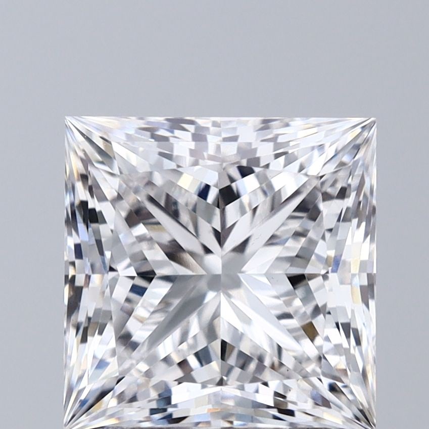 Loose Diamond - PRINCESS 2.57ct E VS1: Loose Diamond - PRINCESS 2.57ct E VS1 Source: This is a real non-mined Diamond that has been grown in a lab Shape: PRINCESS Carats: 2.57 Color: E Clarity: VS1 Certification: IGI Video: