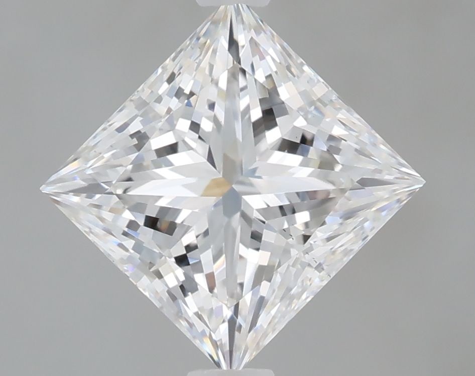 Loose Diamond - PRINCESS 2.09ct E VS2: Loose Diamond - PRINCESS 2.09ct E VS2 Source: This is a real non-mined Diamond that has been grown in a lab Shape: PRINCESS Carats: 2.09 Color: E Clarity: VS2 Certification: IGI Video: