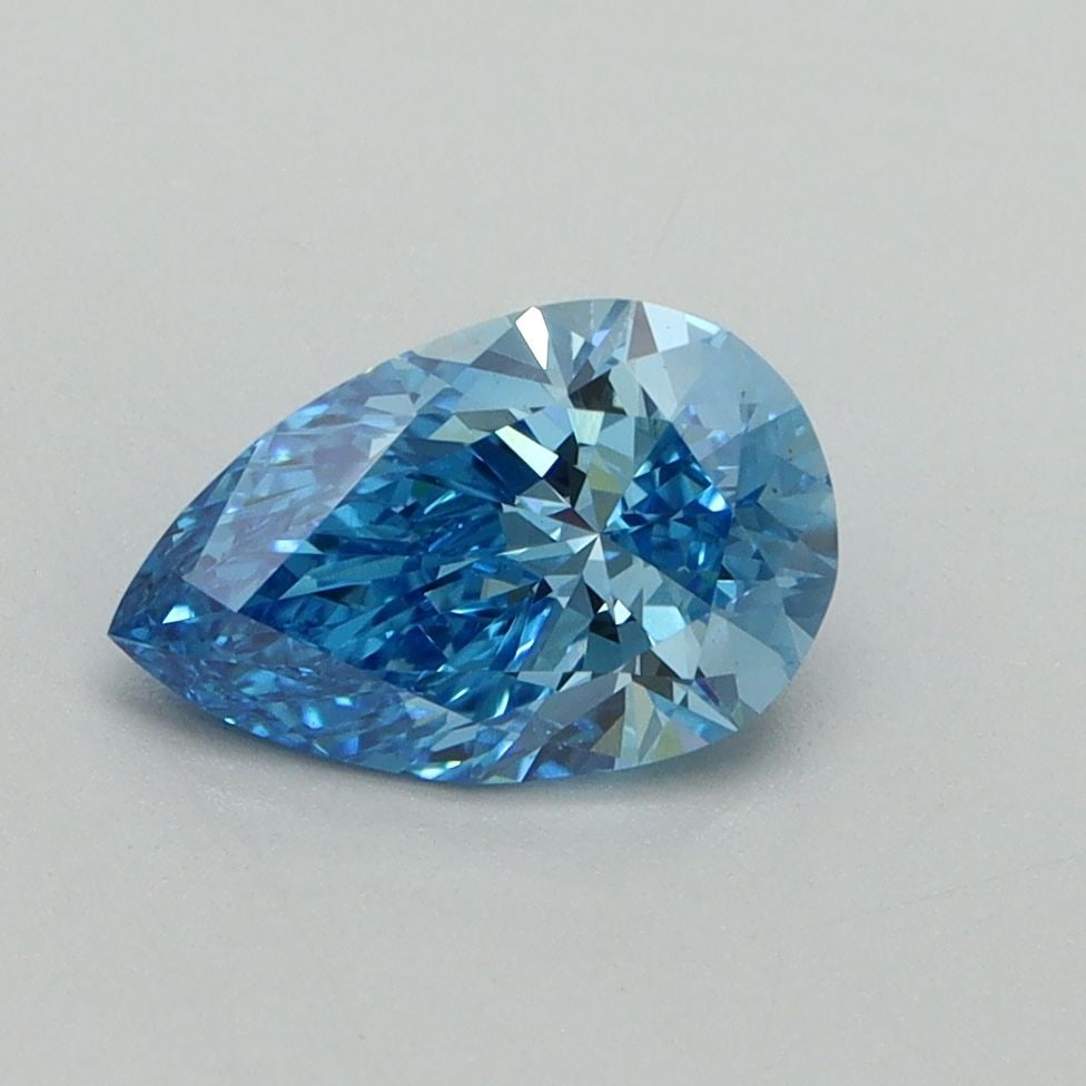 Loose Diamond - PEAR 1.05ct Fancy Vivid Blue VS1: Loose Diamond - PEAR 1.05ct Fancy Vivid Blue VS1 Source: This is a real non-mined Diamond that has been grown in a lab Shape: PEAR Carats: 1.05 Color: Fancy Vivid Blue Certification: IGI Video: