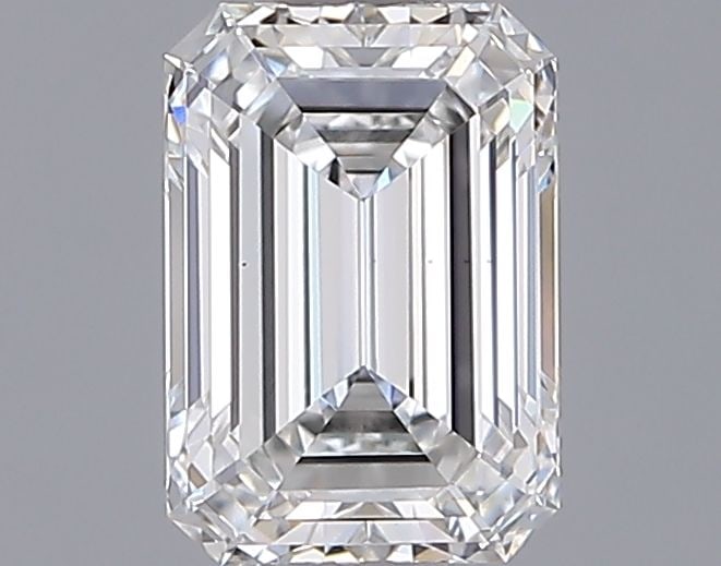 Loose Diamond - EMERALD 1.28ct F VS1: Loose Diamond - EMERALD 1.28ct F VS1 Source: This is a real non-mined Diamond that has been grown in a lab Shape: EMERALD Carats: 1.28 Color: F Clarity: VS1 Certification: IGI Video:
