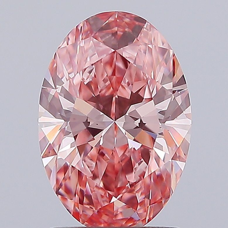 Loose Diamond - OVAL 1.99ct Fancy Vivid Pink VS1: Loose Diamond - OVAL 1.99ct Fancy Vivid Pink VS1 Source: This is a real non-mined Diamond that has been grown in a lab Shape: OVAL Carats: 1.99 Color: Fancy Vivid Pink Certification: IGI Video: