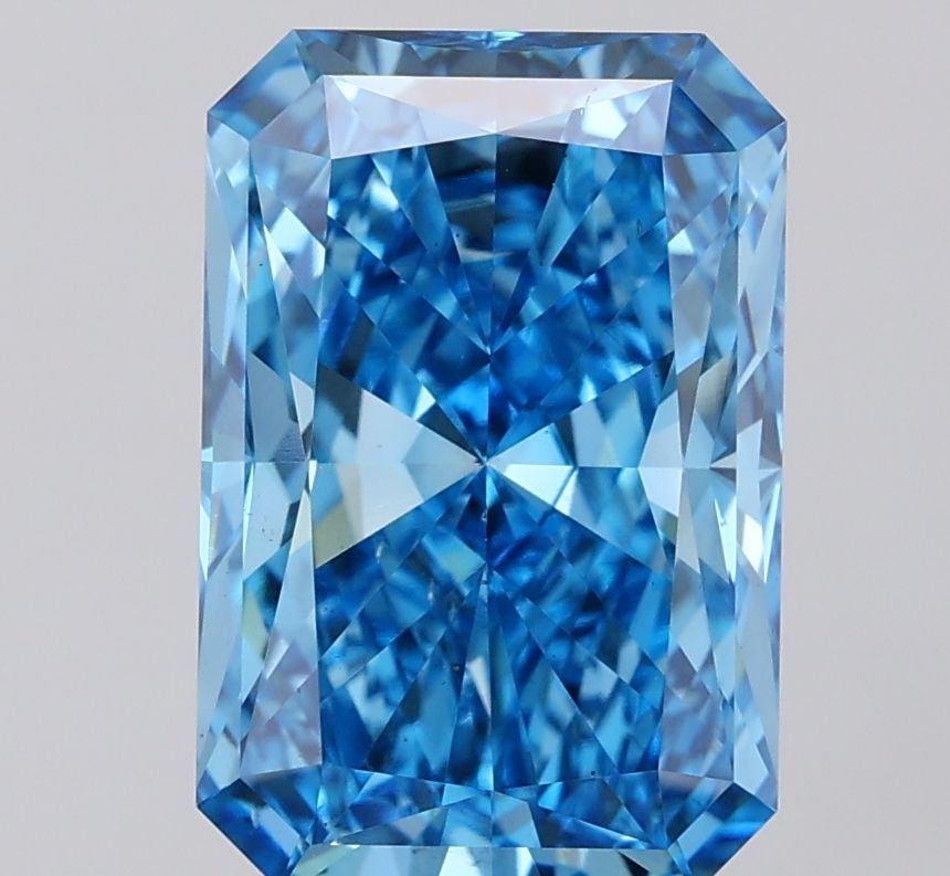 Loose Diamond - RADIANT 5.06ct Fancy Vivid Blue VS2 (1 of 1)