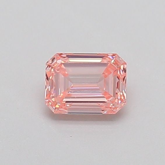 Loose Diamond - EMERALD 0.34ct Fancy Intense Pink VS1: Loose Diamond - EMERALD 0.34ct Fancy Intense Pink VS1 Source: This is a real non-mined Diamond that has been grown in a lab Shape: EMERALD Carats: 0.34 Color: Fancy Intense Pink Certification: IGI Vid