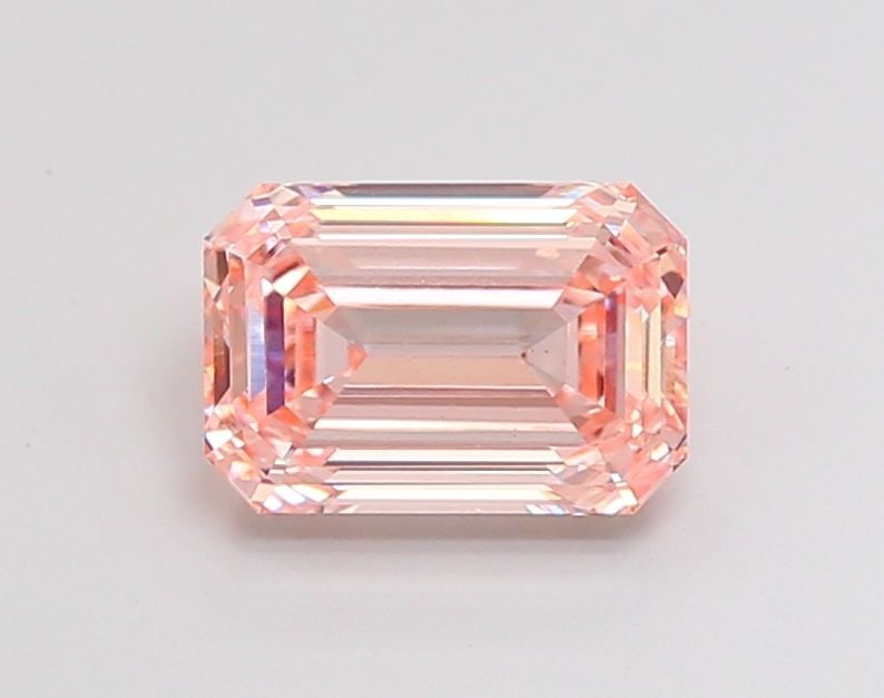 Loose Diamond - EMERALD 2.5ct Fancy Intense Pink VS1: Loose Diamond - EMERALD 2.5ct Fancy Intense Pink VS1 Source: This is a real non-mined Diamond that has been grown in a lab Shape: EMERALD Carats: 2.5 Color: Fancy Intense Pink Certification: IGI Video