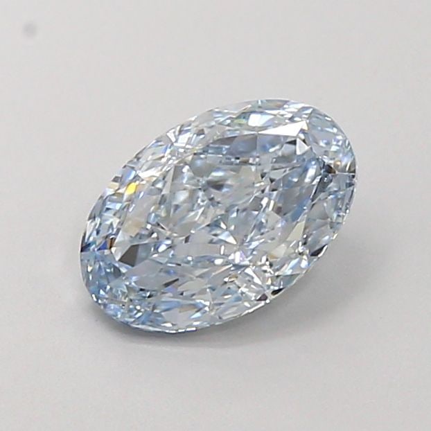 Loose Diamond - OVAL 1.07ct Fancy Intense Blue VVS2: Loose Diamond - OVAL 1.07ct Fancy Intense Blue VVS2 Source: This is a real non-mined Diamond that has been grown in a lab Shape: OVAL Carats: 1.07 Color: Fancy Intense Blue Certification: IGI Video: