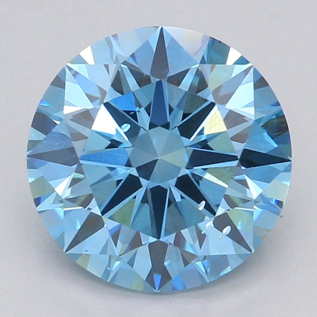 Ideal Loose Diamond - ROUND 1.71ct Fancy Intense Blue SI1: Ideal Loose Diamond - ROUND 1.71ct Fancy Intense Blue SI1 Source: This is a real non-mined Diamond that has been grown in a lab Shape: ROUND Carats: 1.71 Color: Fancy Intense Blue Certification: IGI V